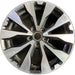 18" LEGACY 17 18x7 , inlay Original OEM Wheel Rim - MACHINED GREY - Front View