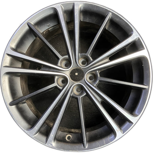 17" BR-Z 13-14 17x7, Original OEM Wheel Rim - MACHINED CHARCOAL - Front View