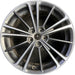 17" BR-Z 13-14 17x7, Original OEM Wheel Rim - MACHINED CHARCOAL - Front View