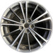 17" BR-Z 13-14 17x7, Original OEM Wheel Rim - MACHINED CHARCOAL - Front View