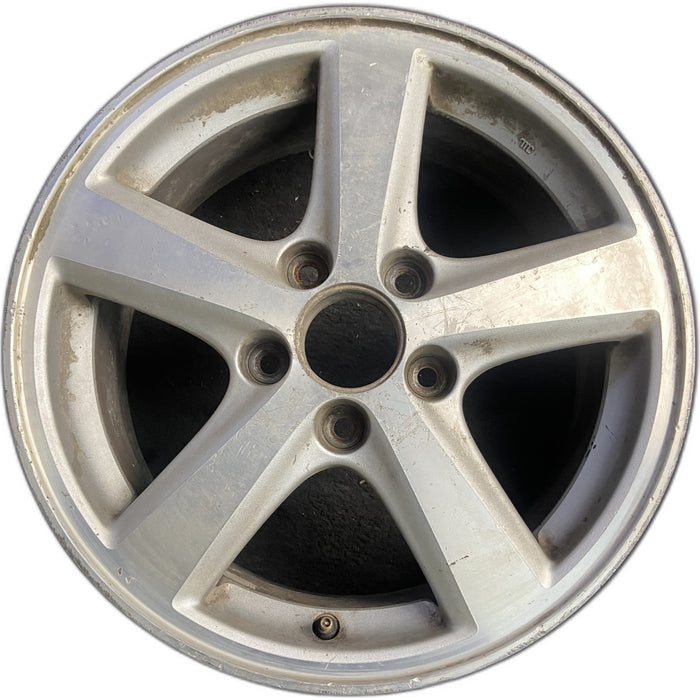 16" ACCORD 03-04 , 16x6.5, alloy, 5 spoke, Asahi manufacturer Original OEM - Front View