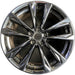 19" LEXUS IS300 24-25 19x8.5 , 5 split spoke Original OEM Wheel Rim - BLACK - Front View