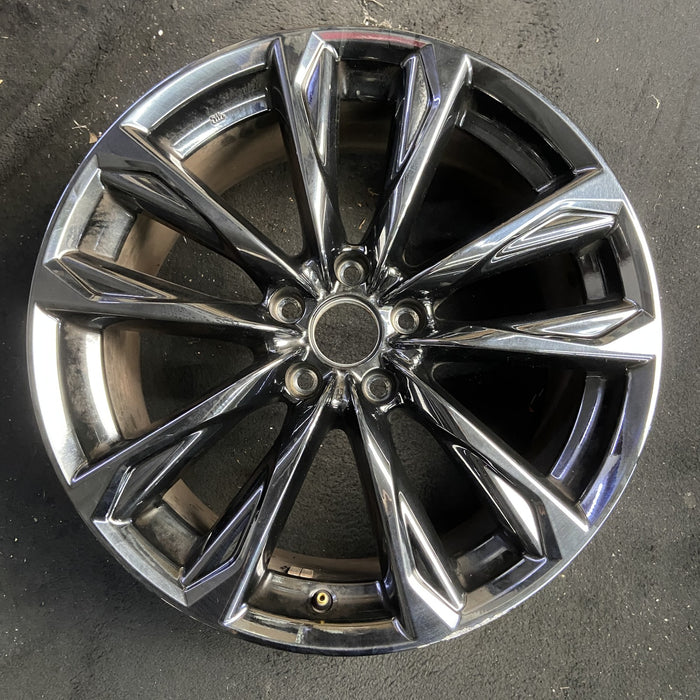 19" LEXUS IS300 24-25 19x8.5 , 5 split spoke Original OEM Wheel Rim - BLACK - Additional View