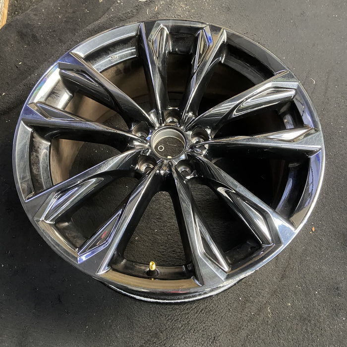 19" LEXUS IS300 24-25 19x8.5 , 5 split spoke Original OEM Wheel Rim - BLACK - View 7