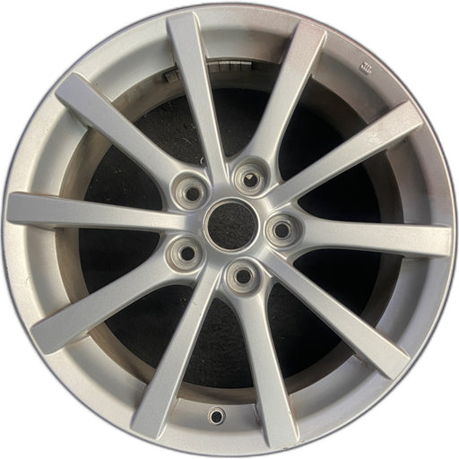 17" MAZDA MX-5 MIATA 06-08 , 17x7, 10 straight spokes Original OEM Wheel Rim - Front View