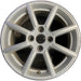 16" FIESTA 14 16x6.5, 8 spoke Original OEM Wheel Rim - SILVER - Front View