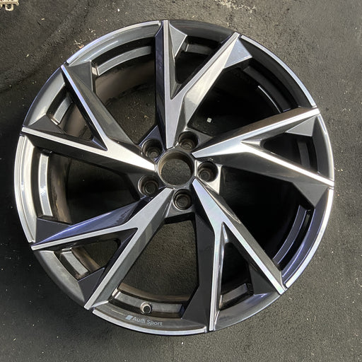 20" AUDI R8 21-23 20x8.5, , Y spoke Original OEM Wheel Rim - MACHINED CHARCOAL - Additional View