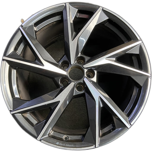 20" AUDI R8 21-23 20x11, , Y spoke Original OEM Wheel Rim - MACHINED CHARCOAL - Front View