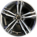 19" CHARGER 14 19x7.5 , face with pockets Original OEM Wheel Rim - POLISHED - Front View