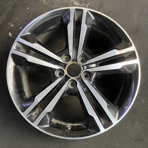 19" CHARGER 14 19x7.5 , face with pockets Original OEM Wheel Rim - POLISHED - Additional View