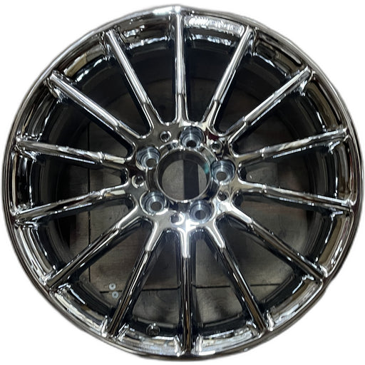18" MERCEDES B-CLASS 15 246 Type; , 18x7.5, 14 spoke Original OEM Wheel Rim - - Front View