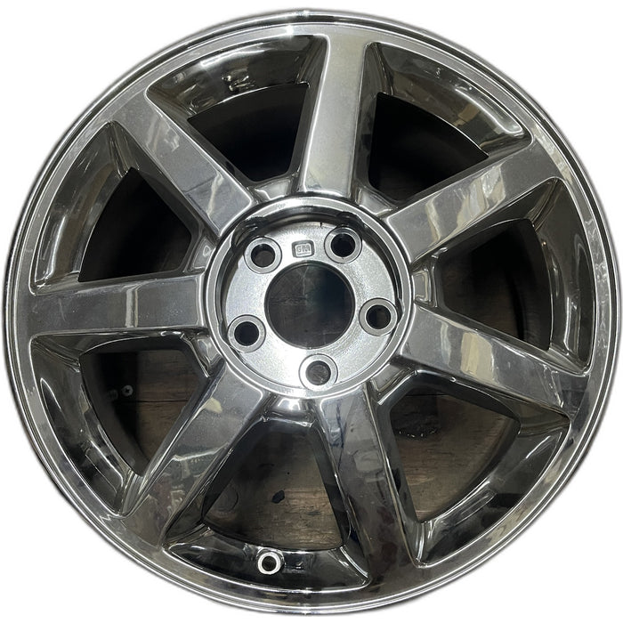 17" CTS 04-05 17x7.5 , , Original OEM Wheel Rim - CHROME - Front View