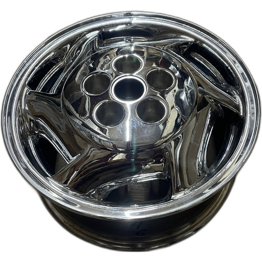 16" LUMINA CAR 00 16x6.5 , Original OEM Wheel Rim - CHROME - Front View