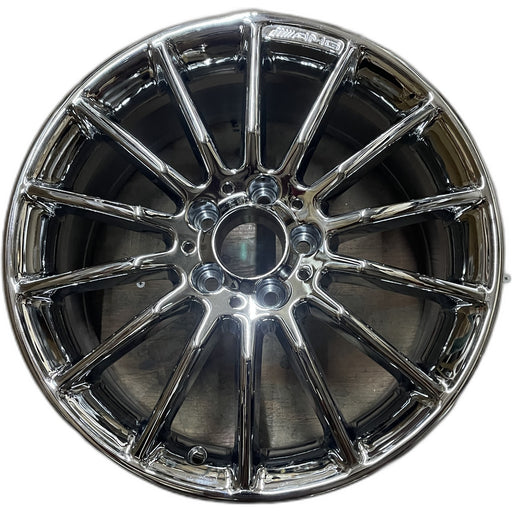 18" MERCEDES B-CLASS 15 246 Type; , 18x7.5, 14 spoke Original OEM Wheel Rim - - Front View