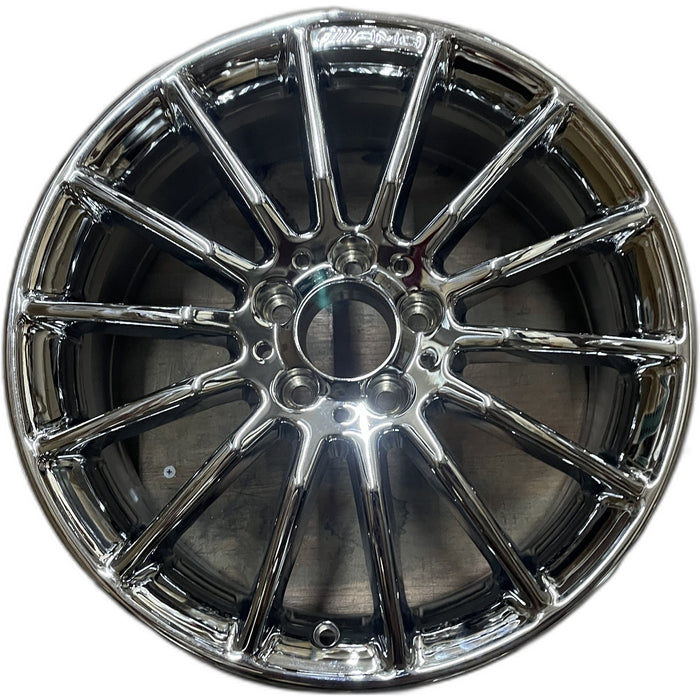 18" MERCEDES B-CLASS 15 246 Type; , 18x7.5, 14 spoke Original OEM Wheel Rim - - Front View