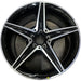 18" MERCEDES C-CLASS 15 205 Type, , C400, 5 spoke, 18x8.5, accents Original OEM - Front View