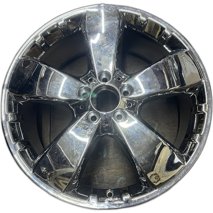 19" MERCEDES ML-CLASS 09 164 Type, ML350, 19x8, , arched fluted with 2 tabs - Front View