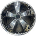 19" MERCEDES ML-CLASS 09 164 Type, ML350, 19x8, , arched fluted with 2 tabs - Front View