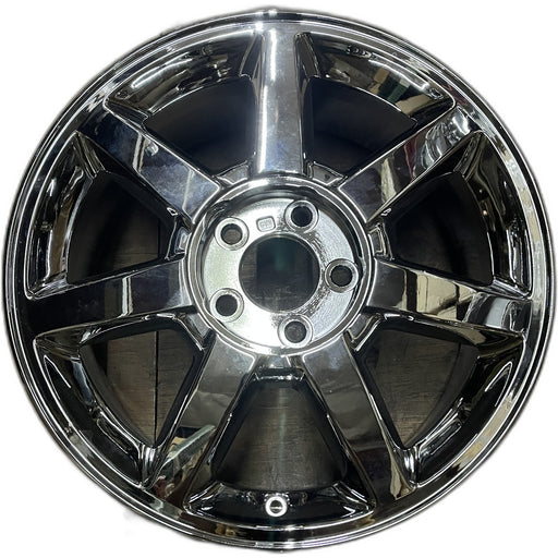 17" CTS 04-05 17x7.5 , , Original OEM Wheel Rim - CHROME - Front View
