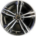 19" CHARGER 14 19x7.5 , face with pockets Original OEM Wheel Rim - POLISHED - Front View