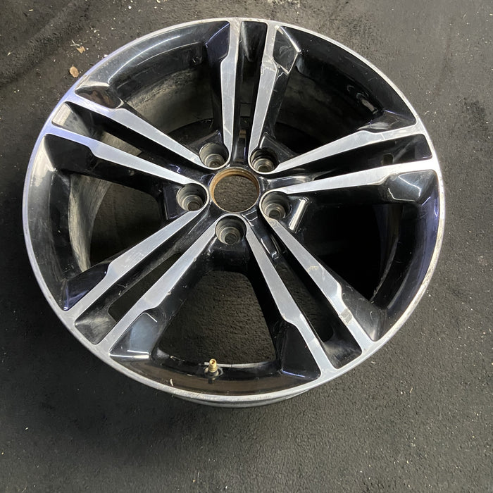 19" CHARGER 14 19x7.5 , face with pockets Original OEM Wheel Rim - POLISHED - View 7
