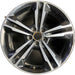 19" CHARGER 14 19x7.5 , face with pockets Original OEM Wheel Rim - POLISHED - Front View