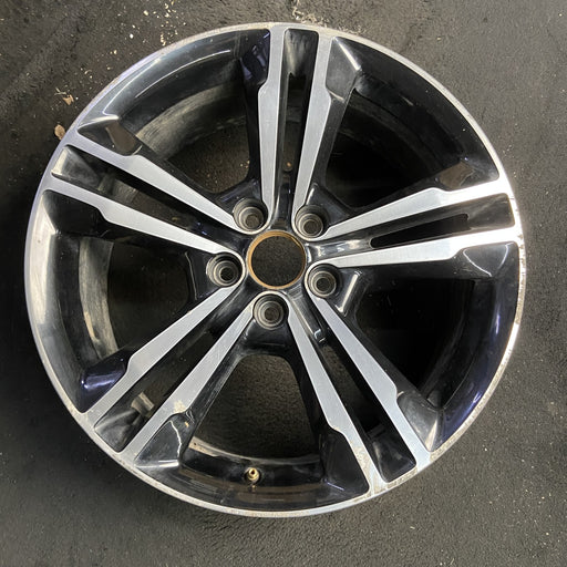 19" CHARGER 14 19x7.5 , face with pockets Original OEM Wheel Rim - POLISHED - Additional View