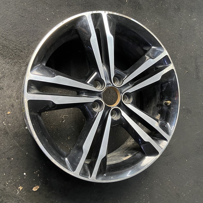 19" CHARGER 14 19x7.5 , face with pockets Original OEM Wheel Rim - POLISHED - View 8