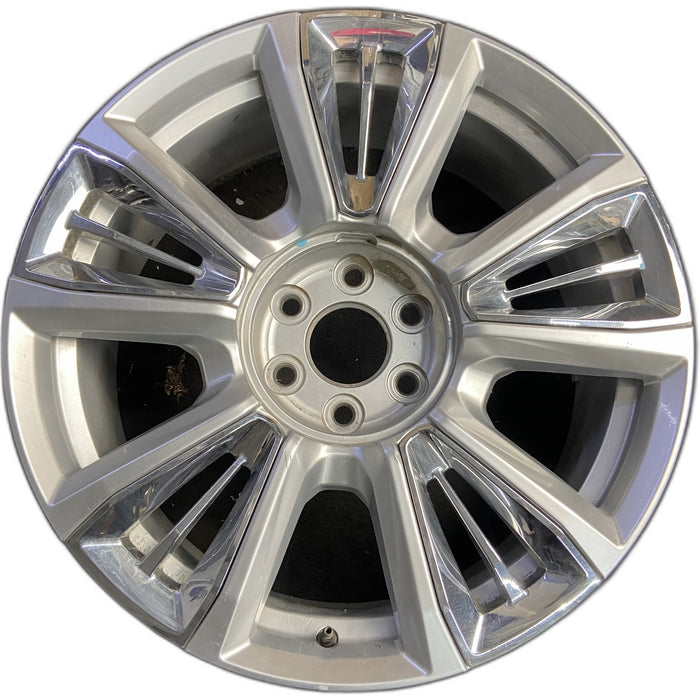22" SIERRA 1500 PICKUP 23 22x9, raised spoke, 10 spoke, opt RPT Original OEM - Front View