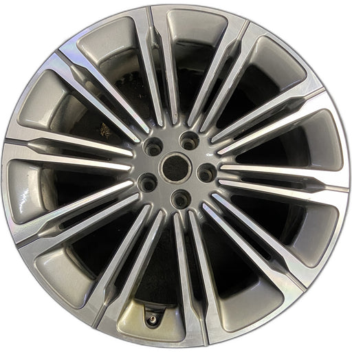 23" OEM Wheel Rim SAW72377 - MACHINED CHARCOAL - Front View