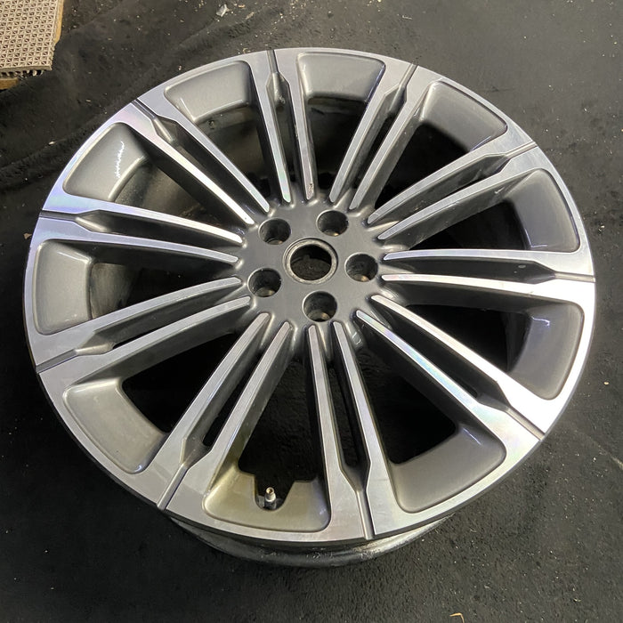 23" OEM Wheel Rim SAW72377 - MACHINED CHARCOAL - View 7
