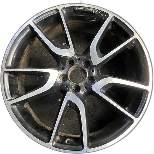 21" MERCEDES GLC-CLASS 17 253 Type, GLC43, 21x8.5, accents Original OEM Wheel - Front View