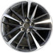 19" CAMRY 18-20 19x8 Original OEM Wheel Rim - MACHINED BLACK - Front View