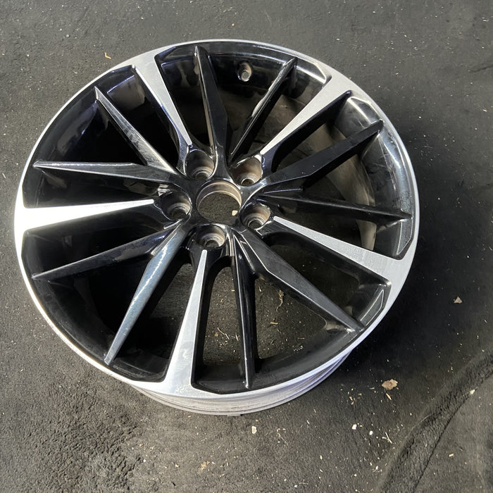 19" CAMRY 18-20 19x8 Original OEM Wheel Rim - MACHINED BLACK - View 8