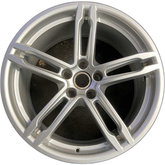 19" PORSCHE MACAN 15-18 19x9, 5 double spoke Original OEM Wheel Rim - Front View