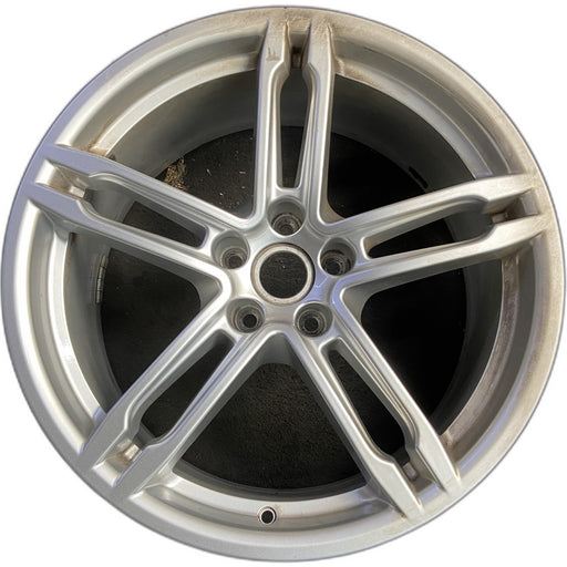19" PORSCHE MACAN 19 19x8.5 , 5 double spoke Original OEM Wheel Rim - Front View