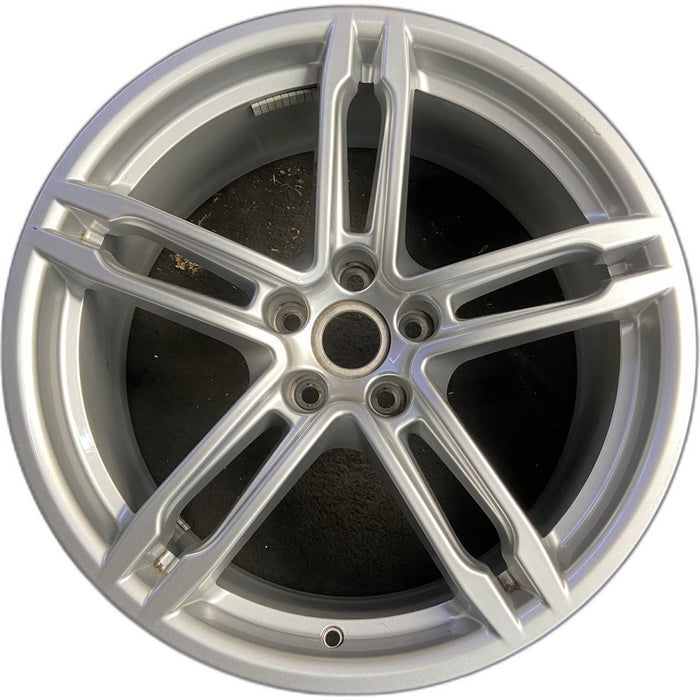 19" PORSCHE MACAN 19 19x8.5 , 5 double spoke Original OEM Wheel Rim - Front View