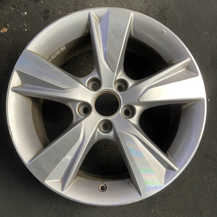 17" ILX 13-15 17x7, 5 spoke Original OEM Wheel Rim - MACHINED SILVER - Additional View