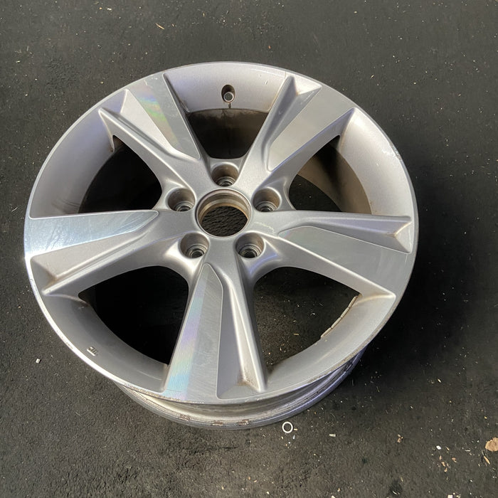 17" ILX 13-15 17x7, 5 spoke Original OEM Wheel Rim - MACHINED SILVER - View 8