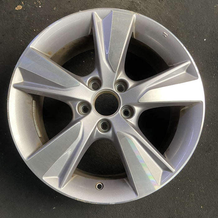 17" ILX 13-15 17x7, 5 spoke Original OEM Wheel Rim - MACHINED SILVER - Additional View