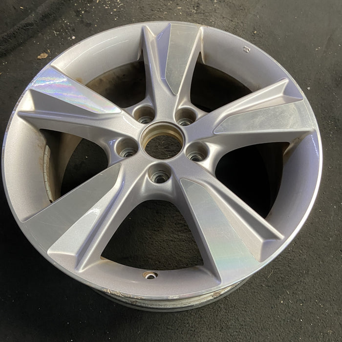 17" ILX 13-15 17x7, 5 spoke Original OEM Wheel Rim - MACHINED SILVER - View 7