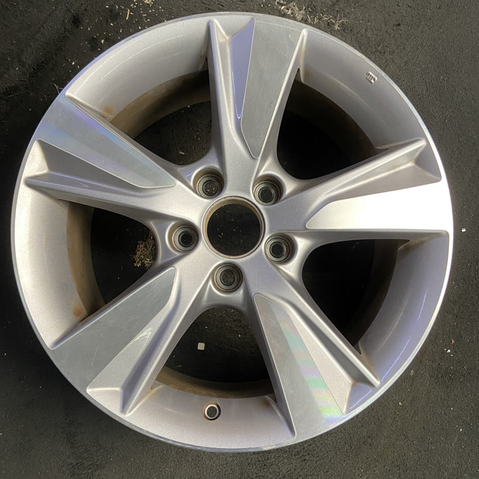 17" ILX 13-15 17x7, 5 spoke Original OEM Wheel Rim - MACHINED SILVER - Additional View