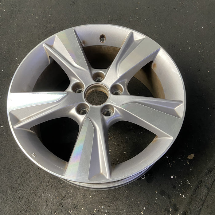 17" ILX 13-15 17x7, 5 spoke Original OEM Wheel Rim - MACHINED SILVER - View 8