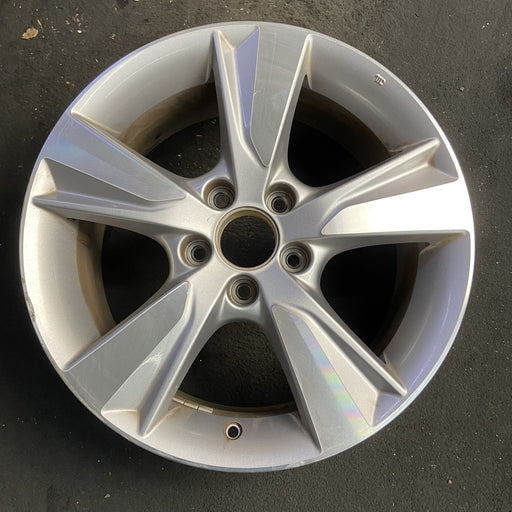 17" ILX 13-15 17x7, 5 spoke Original OEM Wheel Rim - MACHINED SILVER - Additional View
