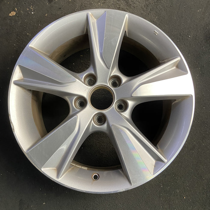 17" ILX 13-15 17x7, 5 spoke Original OEM Wheel Rim - MACHINED SILVER - Additional View
