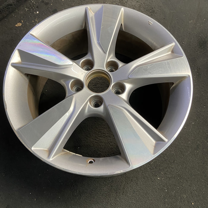 17" ILX 13-15 17x7, 5 spoke Original OEM Wheel Rim - MACHINED SILVER - View 7