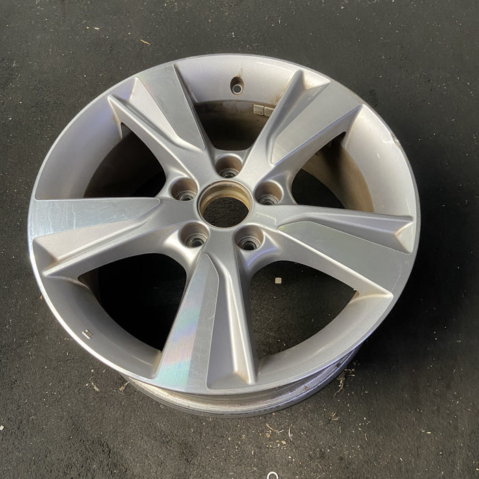 17" ILX 13-15 17x7, 5 spoke Original OEM Wheel Rim - MACHINED SILVER - View 8
