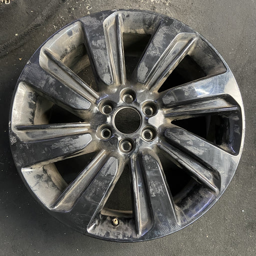 22" NAVIGATOR 22-24 22x9.5, , 8 spoke Original OEM Wheel Rim - BLACK - Additional View