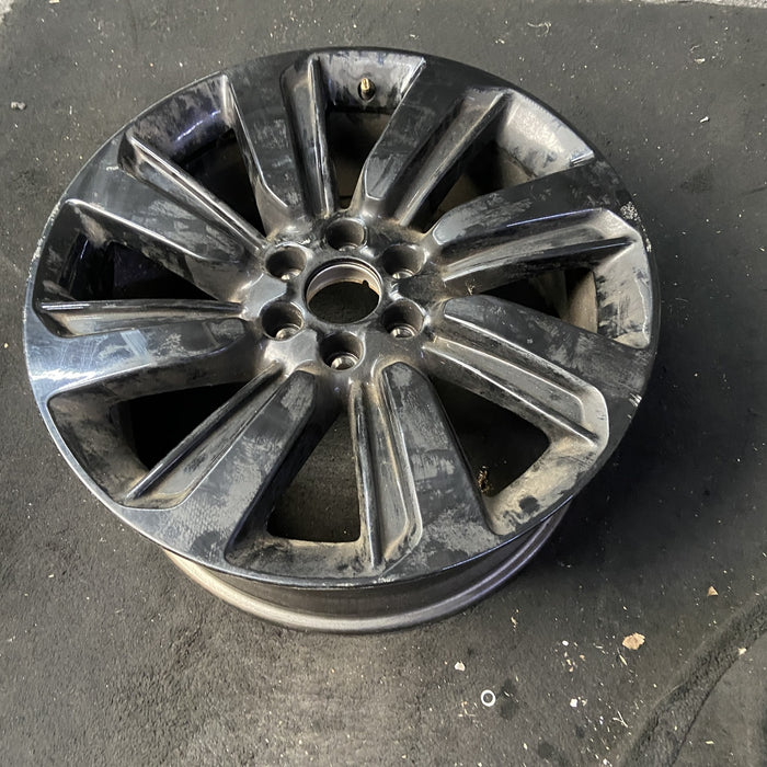 22" NAVIGATOR 22-24 22x9.5, , 8 spoke Original OEM Wheel Rim - BLACK - View 8