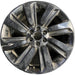 22" NAVIGATOR 22-24 22x9.5, , 8 spoke Original OEM Wheel Rim - BLACK - Front View